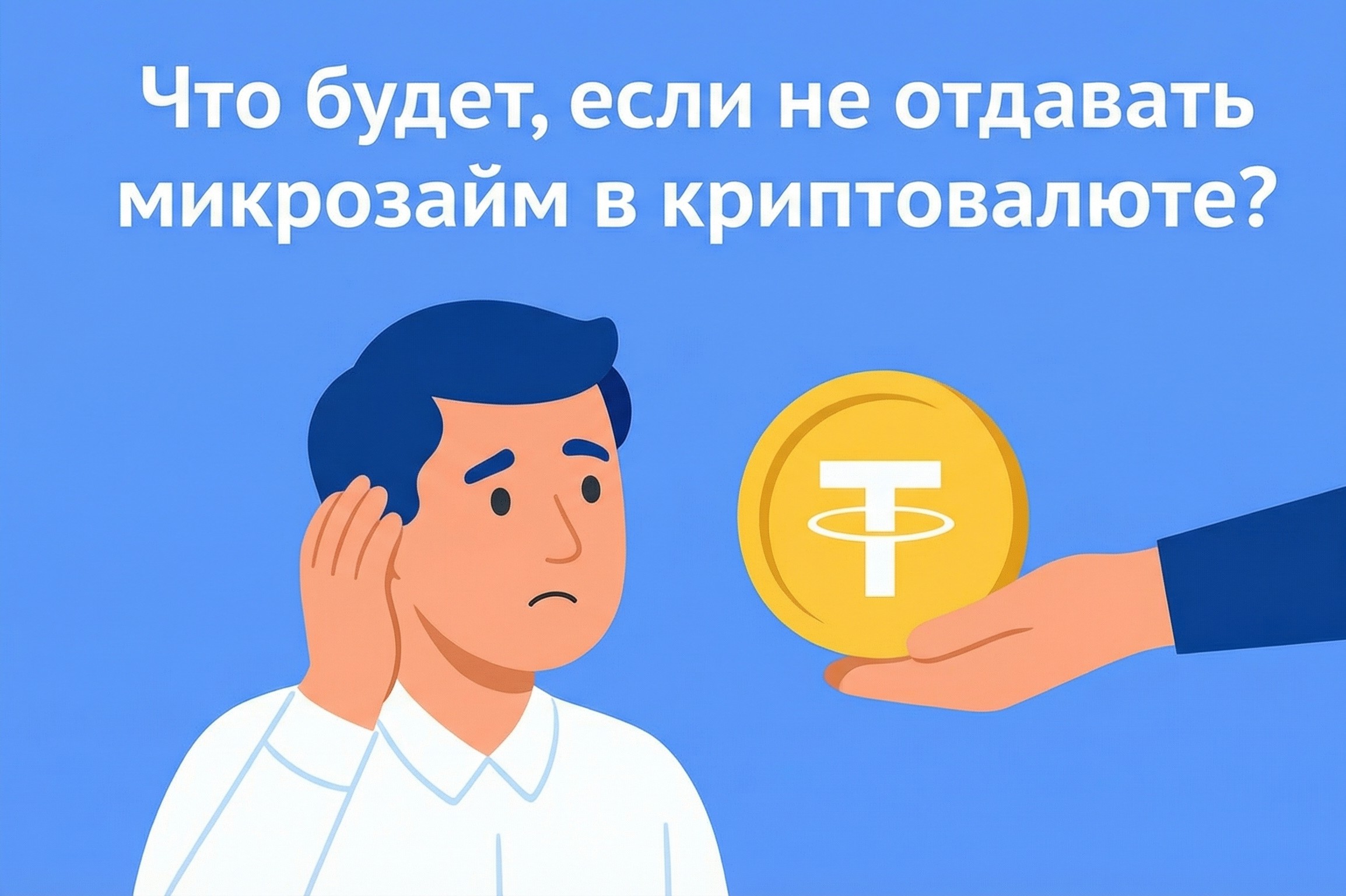 Что будет, если не возвращать микрозайм в криптовалюте?